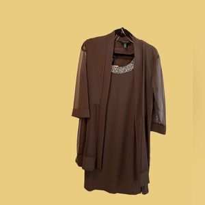 Cocktail dress with matching jacket